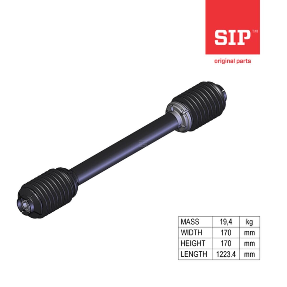 Карданен вал за ВОМ 1200 мм SIP.SI KS-1037677